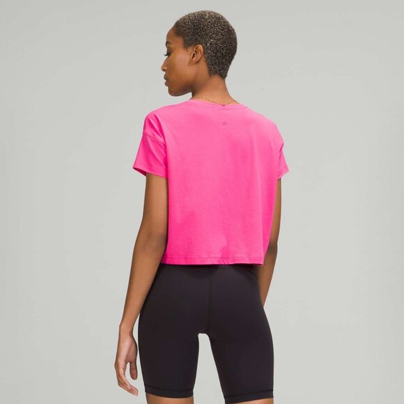 lululemon Sonic Pink Cates Tee size 4 - Picture 2 of 10
